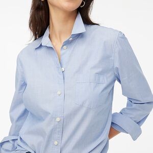 NWT J Crew Factory Signature-fit button-up shirt in end-on-end cotton.